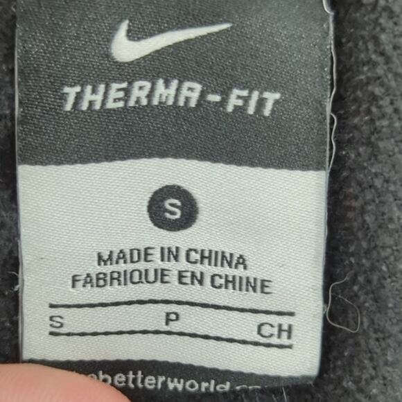 Nike Pants Womens Small Black Therma-Fit Fleece Lined Athleisure Warm Winter - Picture 3 of 10